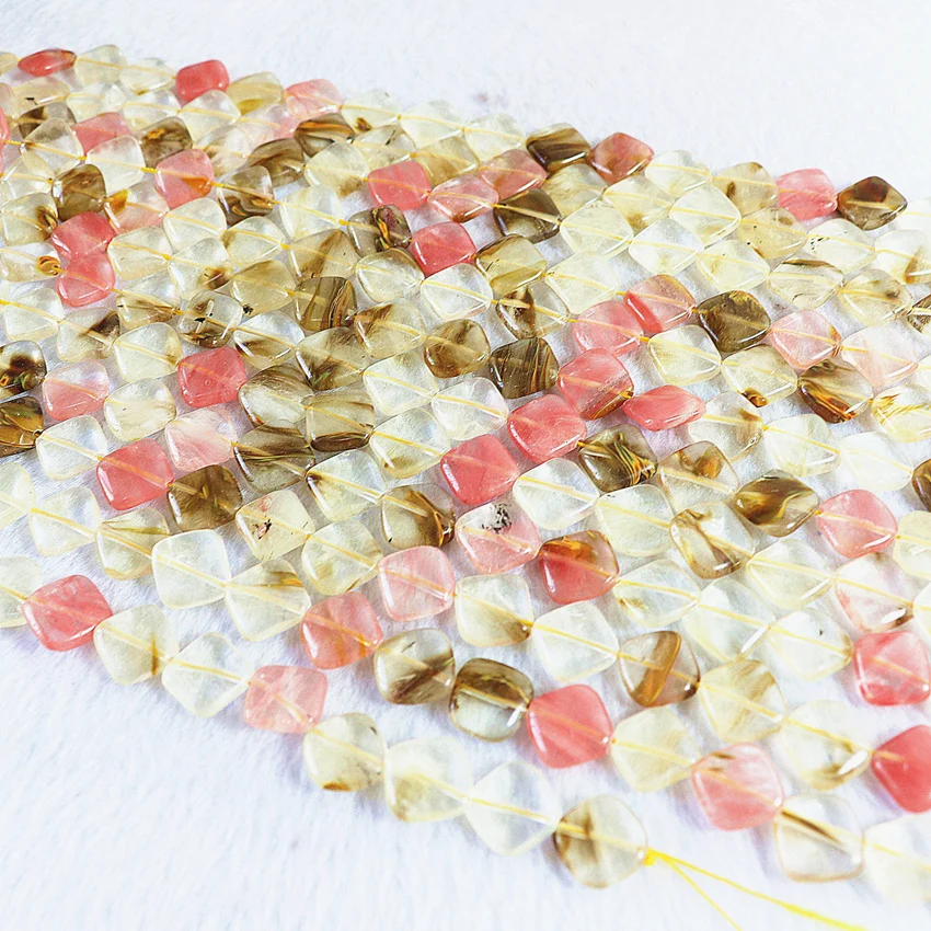 9 видов арбуз разноцветный синтетический турмалин кристаллический камень