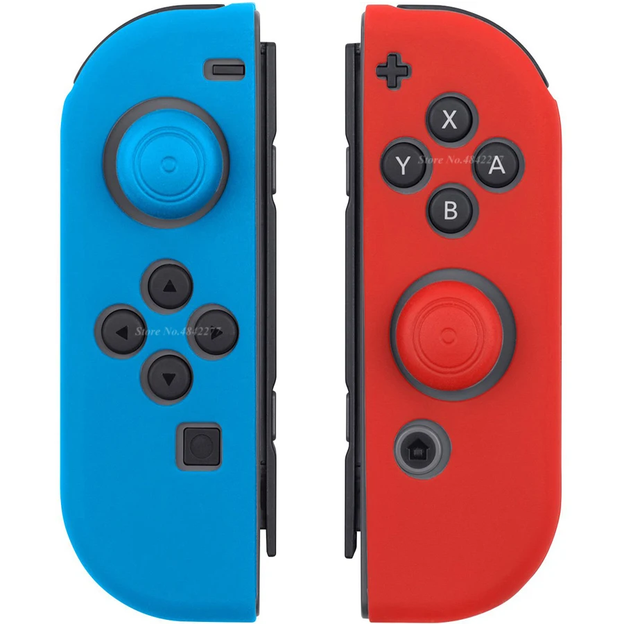 Nintendo Switch Joycon аксессуары для кожи Мягкий силиконовый защитный чехол контроллера