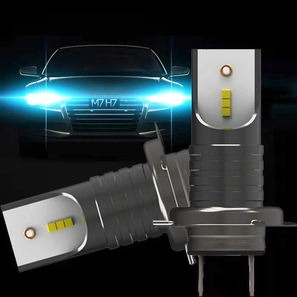 H7 противотуманные DRL лампы чистый белый 6000K 110W 20000LM светодиодный комплект фар