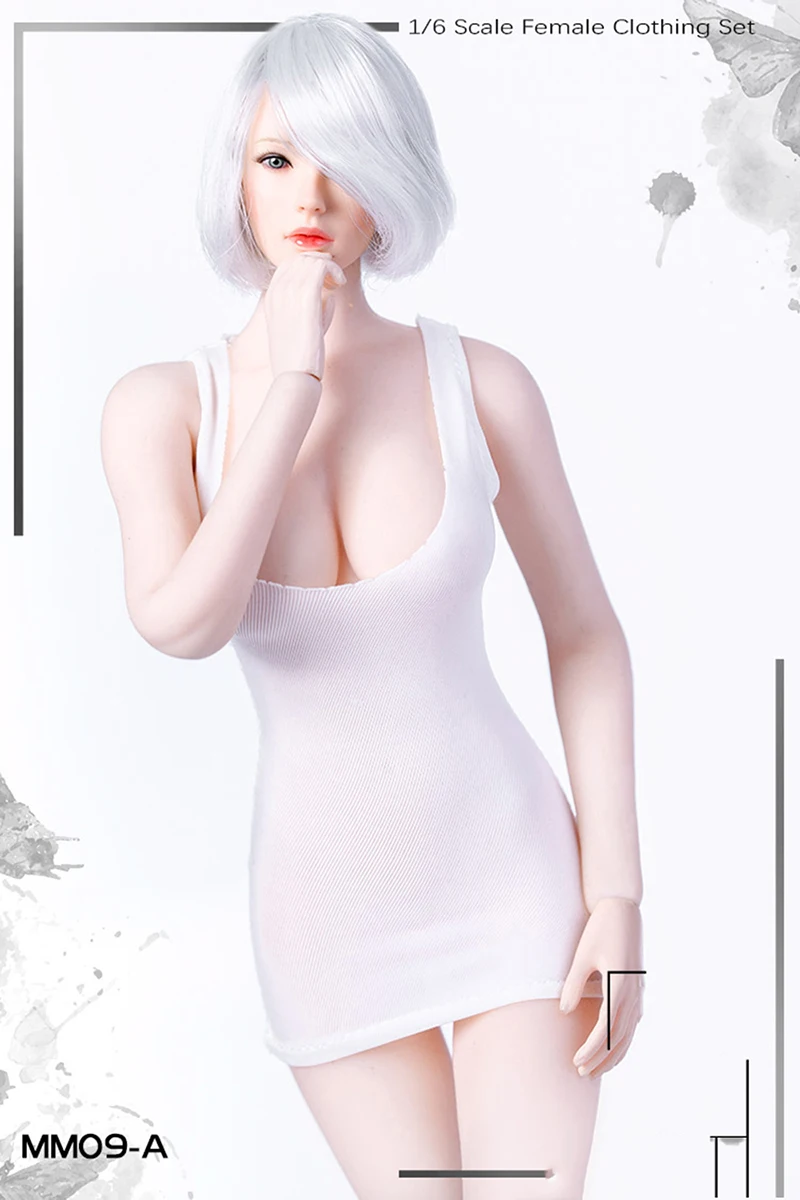Масштаб 1/6 женские фигурки куклы сексуальная модель 2b с глубоким вырезом и
