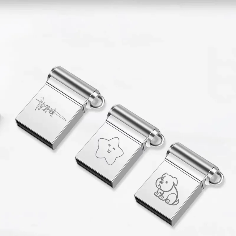 Флеш-накопитель 256 ГБ 128 USB флеш-накопитель флешка металлическая флеш-карта памяти