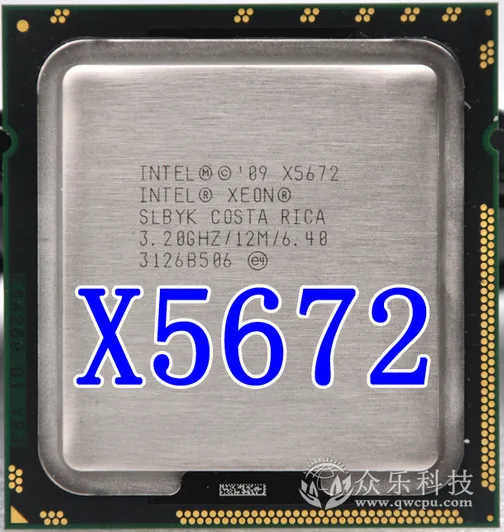 ЦПУ процессор Intel Xeon X5672 3 2 ГГц LGA1366 12 МБ L3 95 Вт|intel xeon|intel xeon x5672xeon x5672 |
