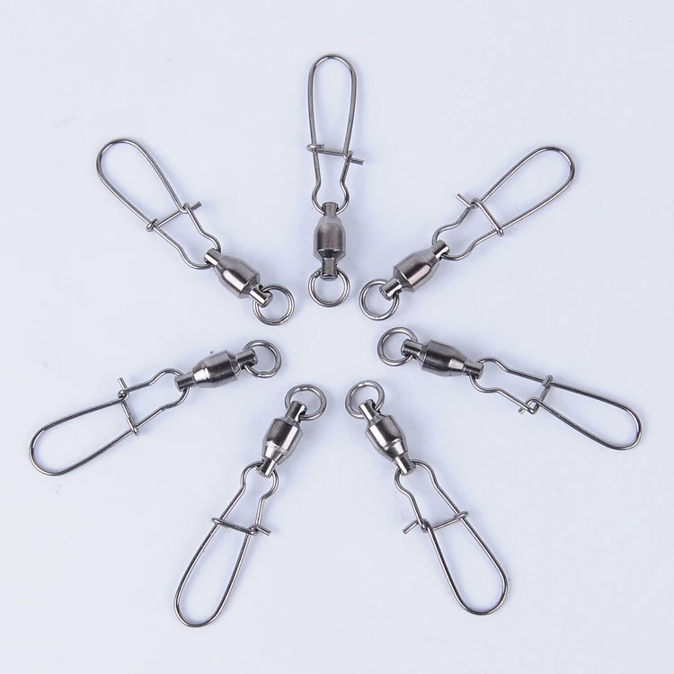 30 шт. рыбалка оснастку 40 мм / 28 кг ложка приманка наживка поворотный подшипник