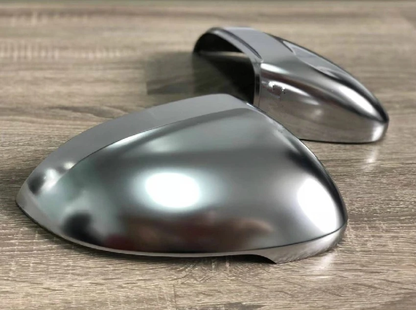 Матовая хромированная крышка для зеркала заднего вида боковая VW Passat B8 Euro|Клипсы и