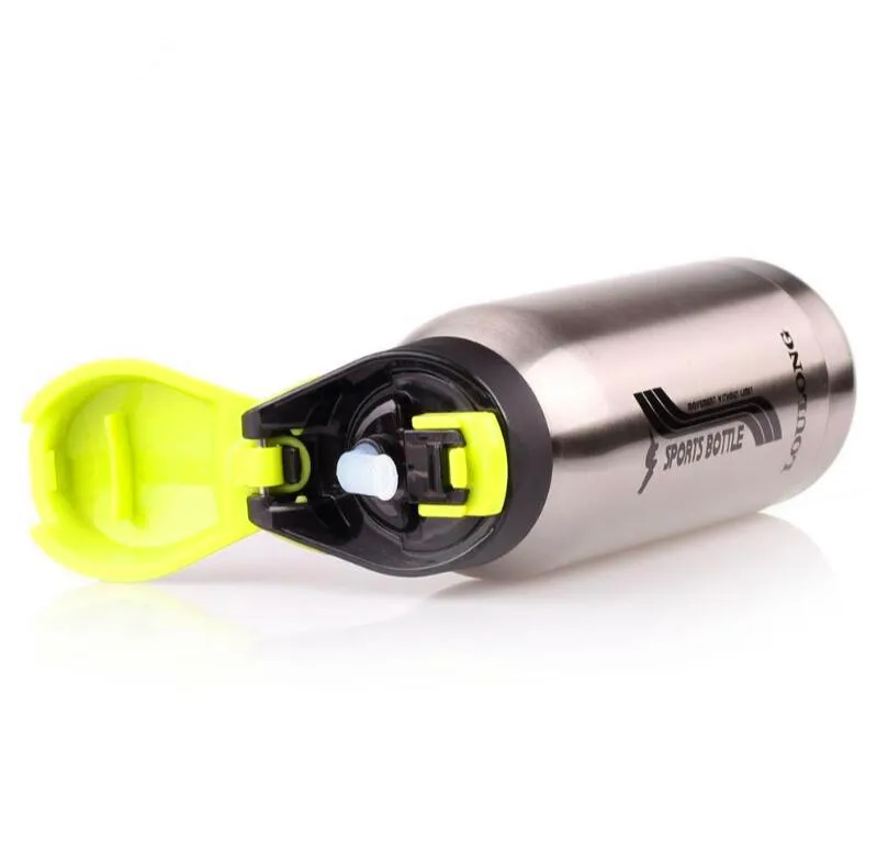 Походная вакуумная фляжка бутылка для воды термос из нержавеющей стали с