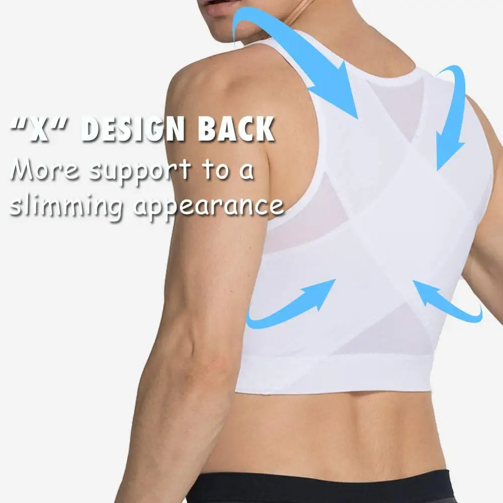 Мужской утягивающий корсет HEXIN жилет для живота Утягивающее нижнее белье талии