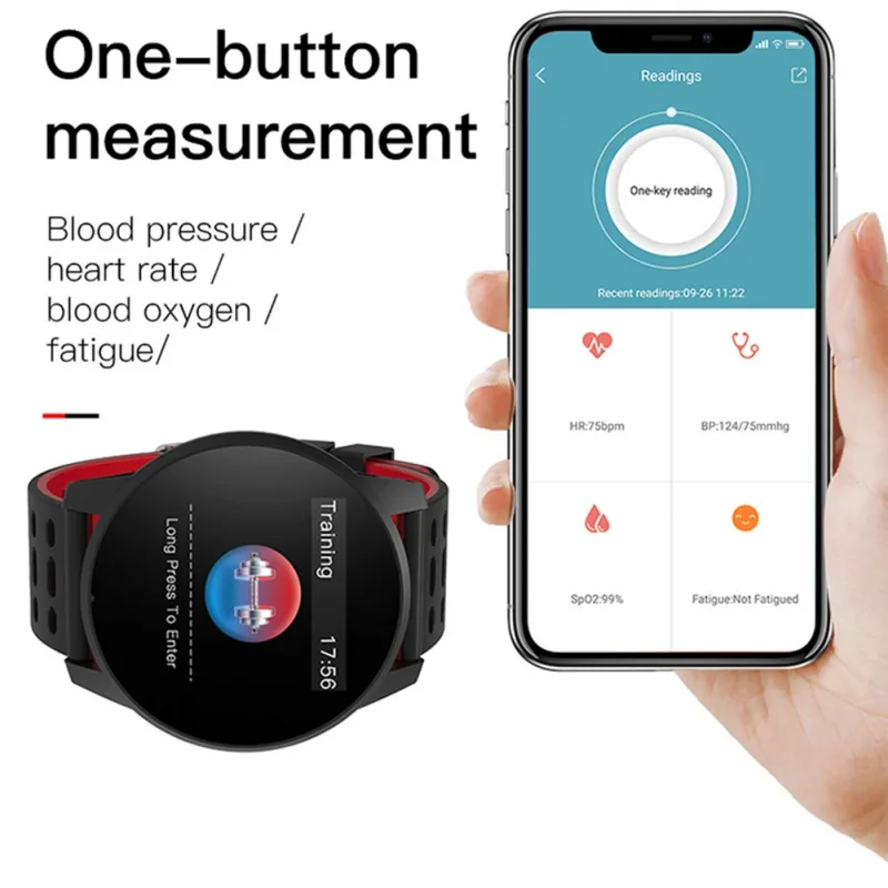 Bluetooth Colour Screen Smart Watch Step Counter Heart Rate Blood Pressure Monitor SmartWatch Bracelet Wristband L5 | Электроника