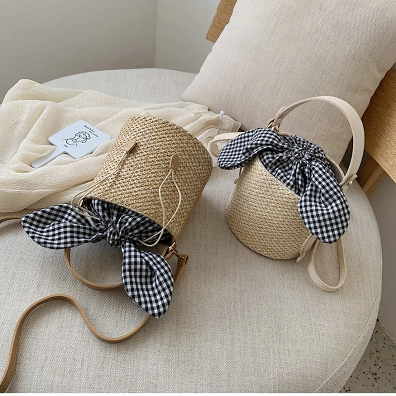 XMESSUN 2021 Новая летняя соломенная сумка-мешок женская модная сумка-мессенджер