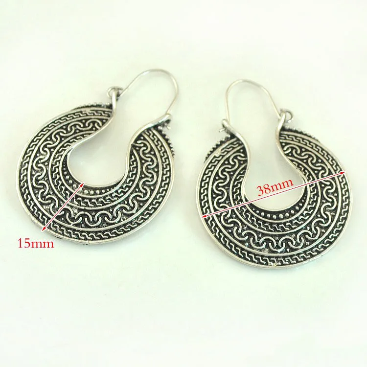 Богемные этнические Этнические Ретро винтажные стильные серебряные