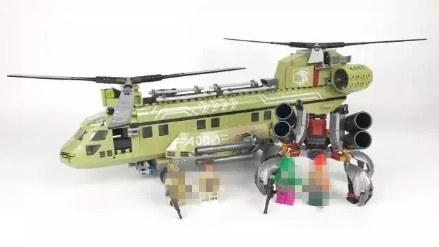 506 шт. черные золотые военные серии строительные блоки Совместимые Lepins DIY модель