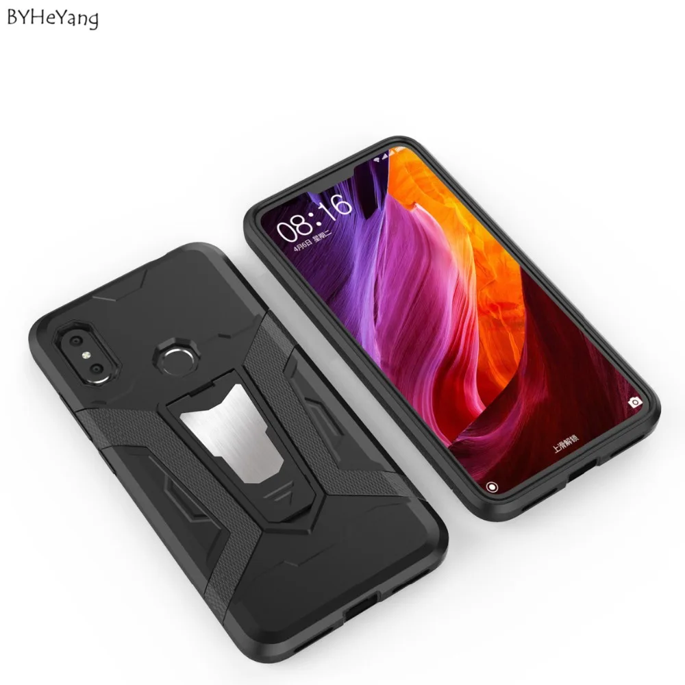 Для Xiaomi Redmi Note 6 Pro Чехол кольцо держатель Броня бампер чехол для телефона