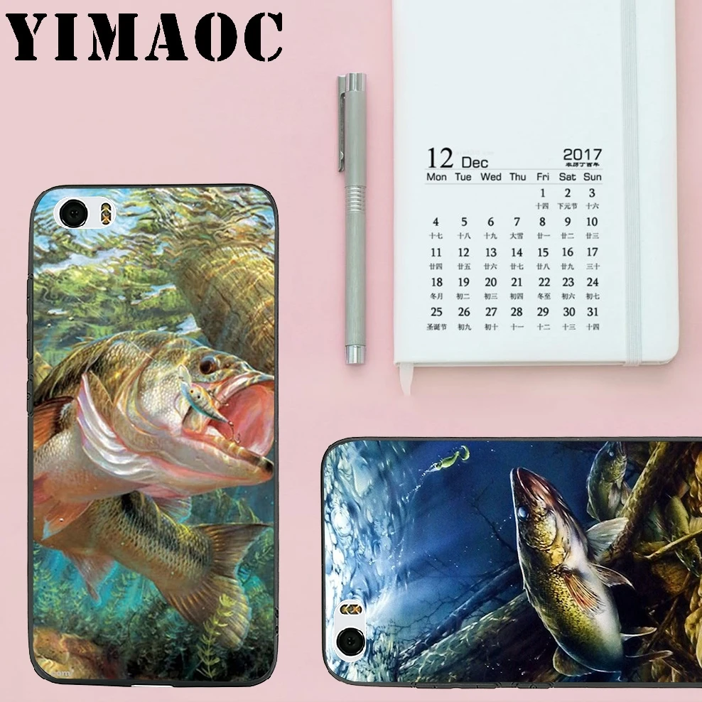 YIMAOC Fishing Lake Art Soft Silicone Case for Xiaomi Redmi 6 Note 4X 4A 5A 5 Plus MiA1 A2 Pro Lite Mi 8 A1 |
