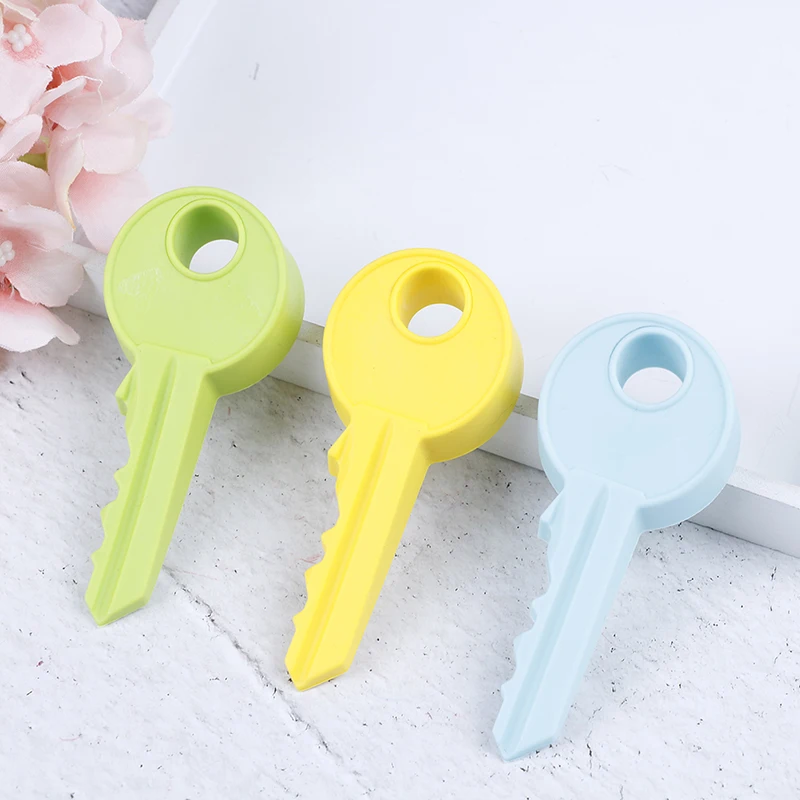 Горячая Силиконовая Резиновая Дверь Пробка милый ключ стиль домашний декор Клин