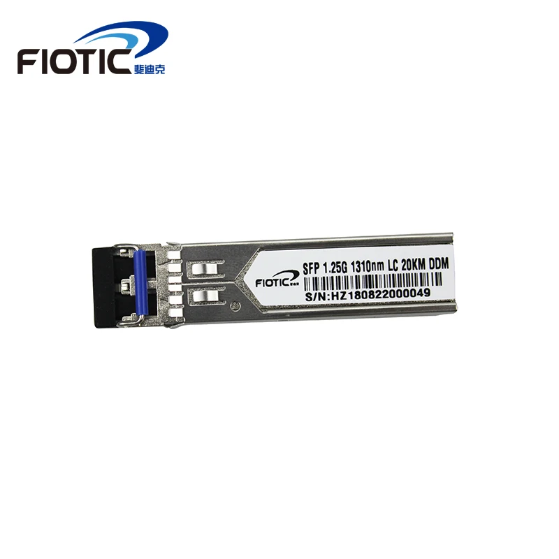 SFP 1.25G LC connector gigabit 1000BASE-LX 1310nm 20km DDM GLC-LH-SMD Duplex LC Optical Fiber Transceiver module