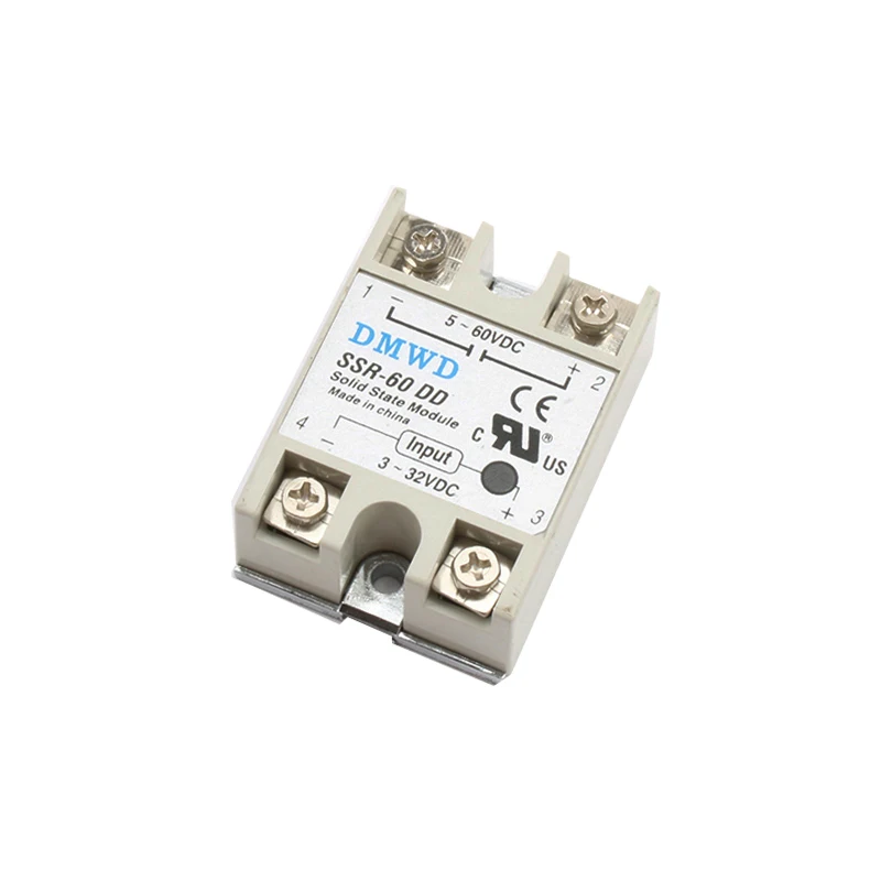 Твердотельные реле SSR 60DD 80DD 100DD 60A 80A 100A DC Управление генератор импульсов 3 32VDC для 5