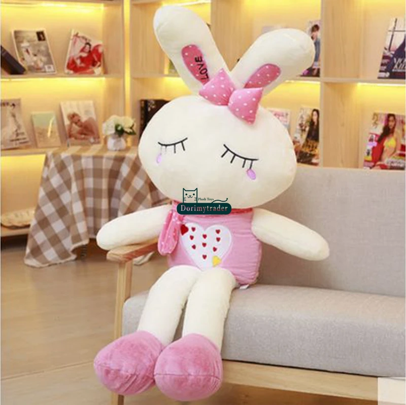 Dorimytrader милый мягкий Большой Аниме кролик плюшевая кукла мультфильм kawaii розовый