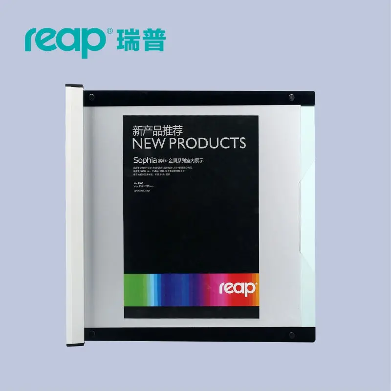 Reap 3100 shopia акриловый 210*297 мм горизонтальный настенный держатель для вывесок