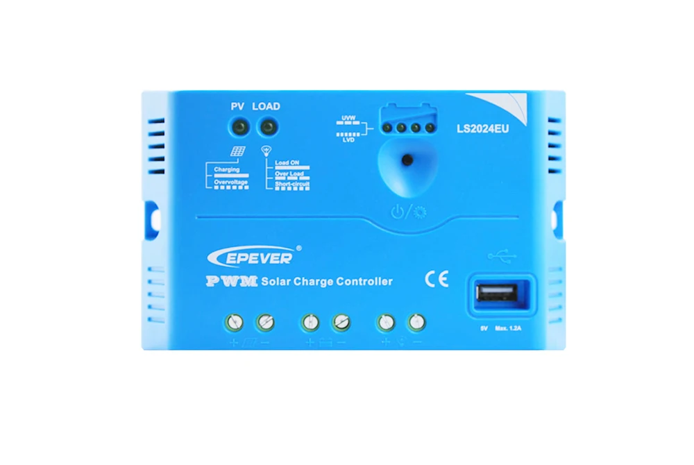 PWM 20A 20amp контроллер солнечного заряда LS2024EU с выходом USB зарядка электронные