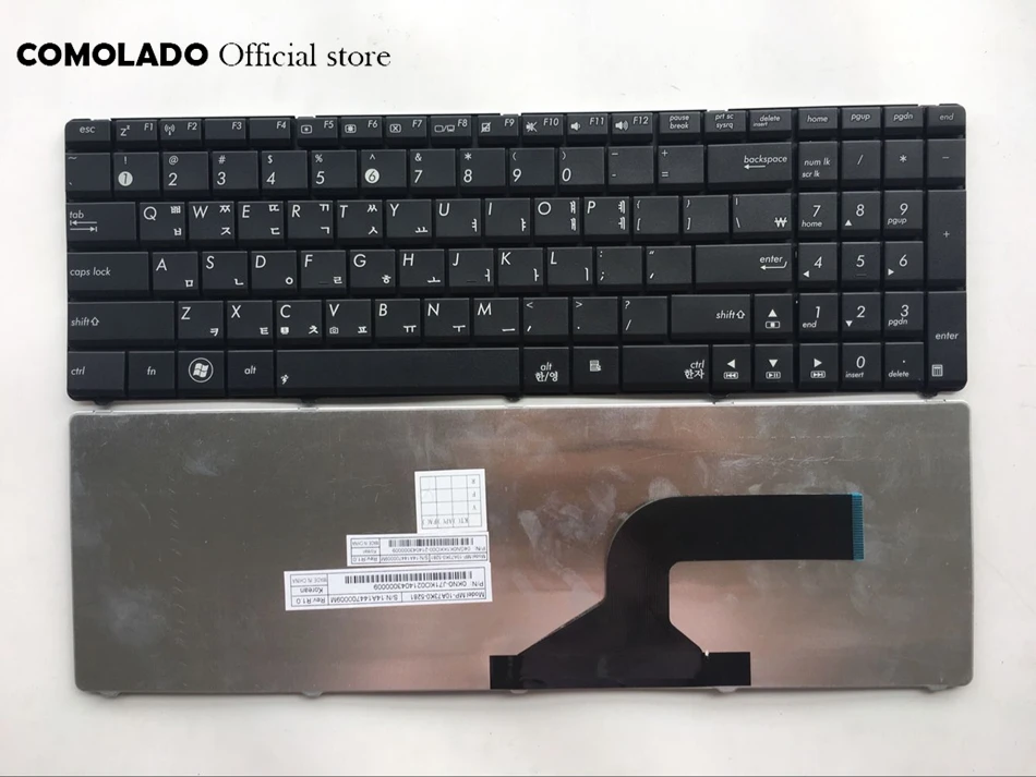 KR Корейская клавиатура для ASUS X53 X54H k53 A53 N53 N60 N61 N71 N73S N73J P52F P53S X53S A52J X55V X54HR X54C черная