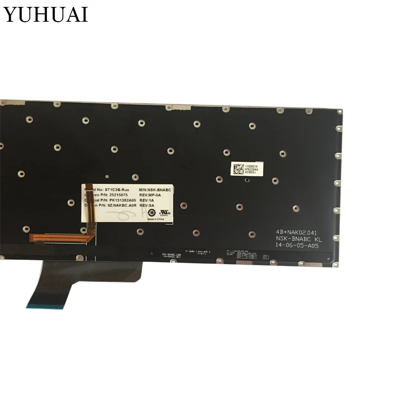 Новая русская клавиатура для ноутбука Lenovo Ideapad yoga 2 13 14 Yoga2 U31 RU Клавиатура с