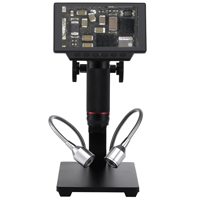Цифровой промышленный видеомикроскоп FHD камера 12 МП 1080P увеличение 560X HDMI USB