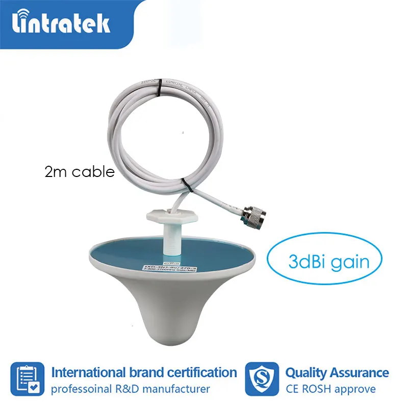 Lintratek 70dB усиление 2G 3g интернет 1900 МГц Мобильный усилитель сигнала шт GSM сотовый