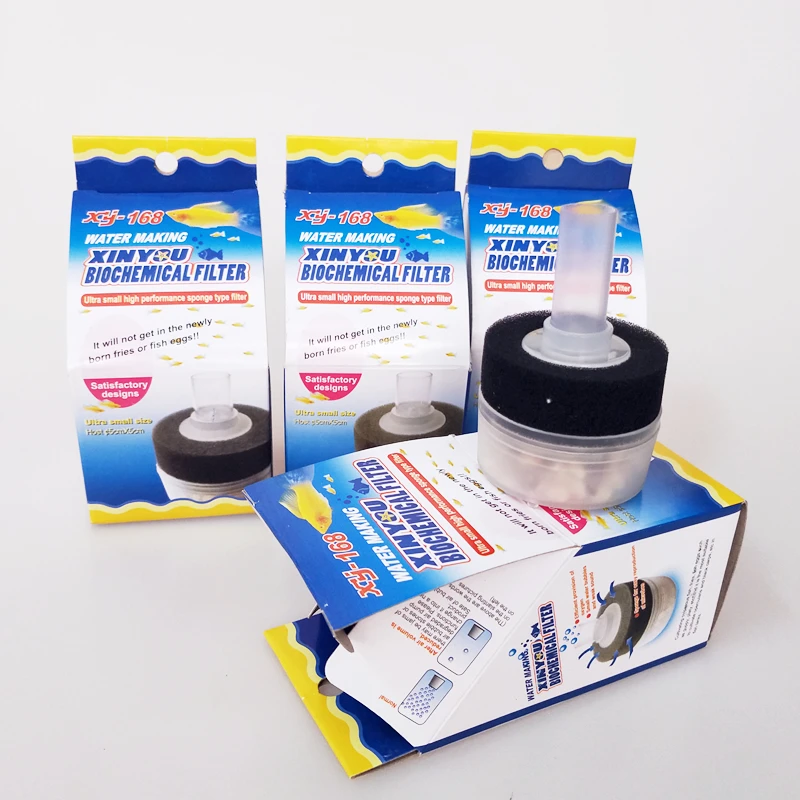 4 шт. супер мини очистка воды био губчатые фильтры аквариумный аквариум с