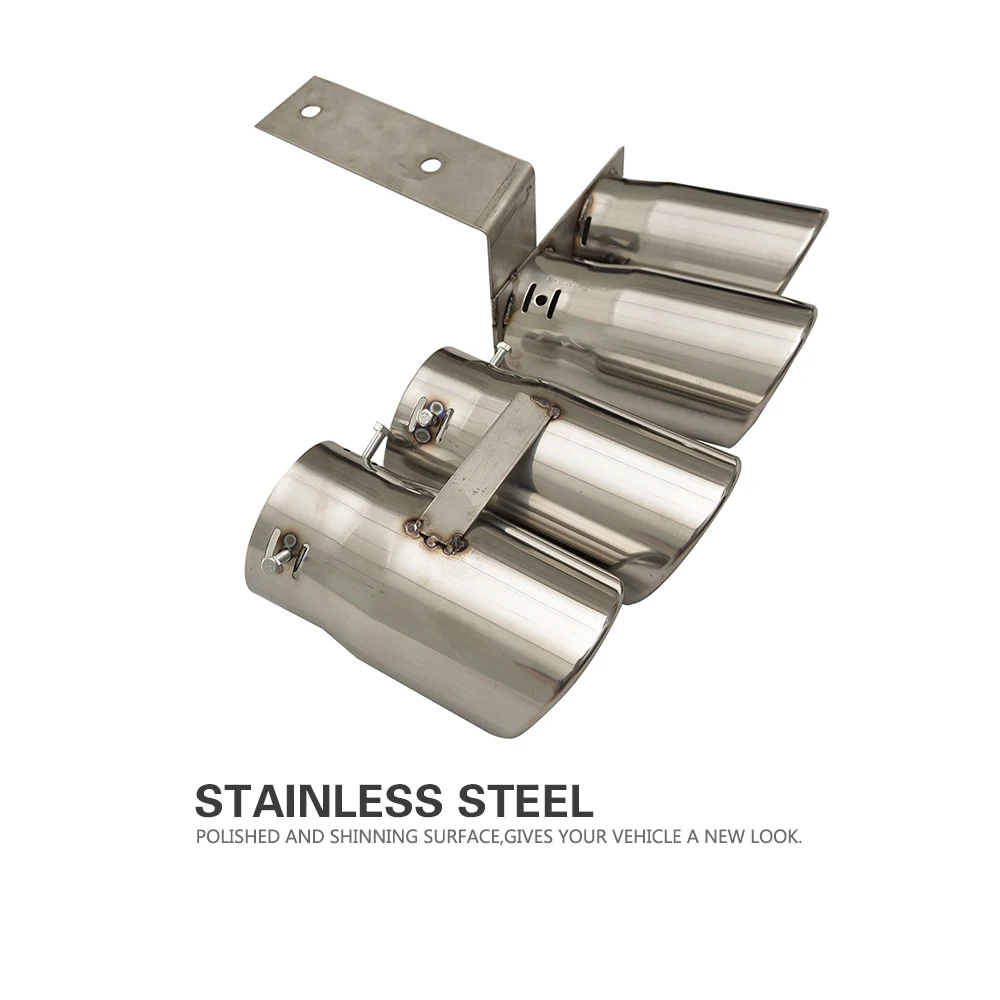 Автомобильные выхлопные трубы глушитель выхлопной конец для автомобиля Audi A4 B8 B9