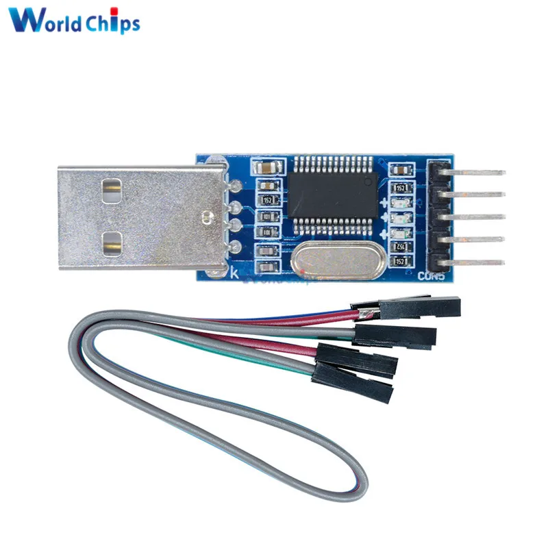 2 комплекта стандартный адаптер PL2303 с USB на RS232 TTL модуль платы загрузки PL2303HXA