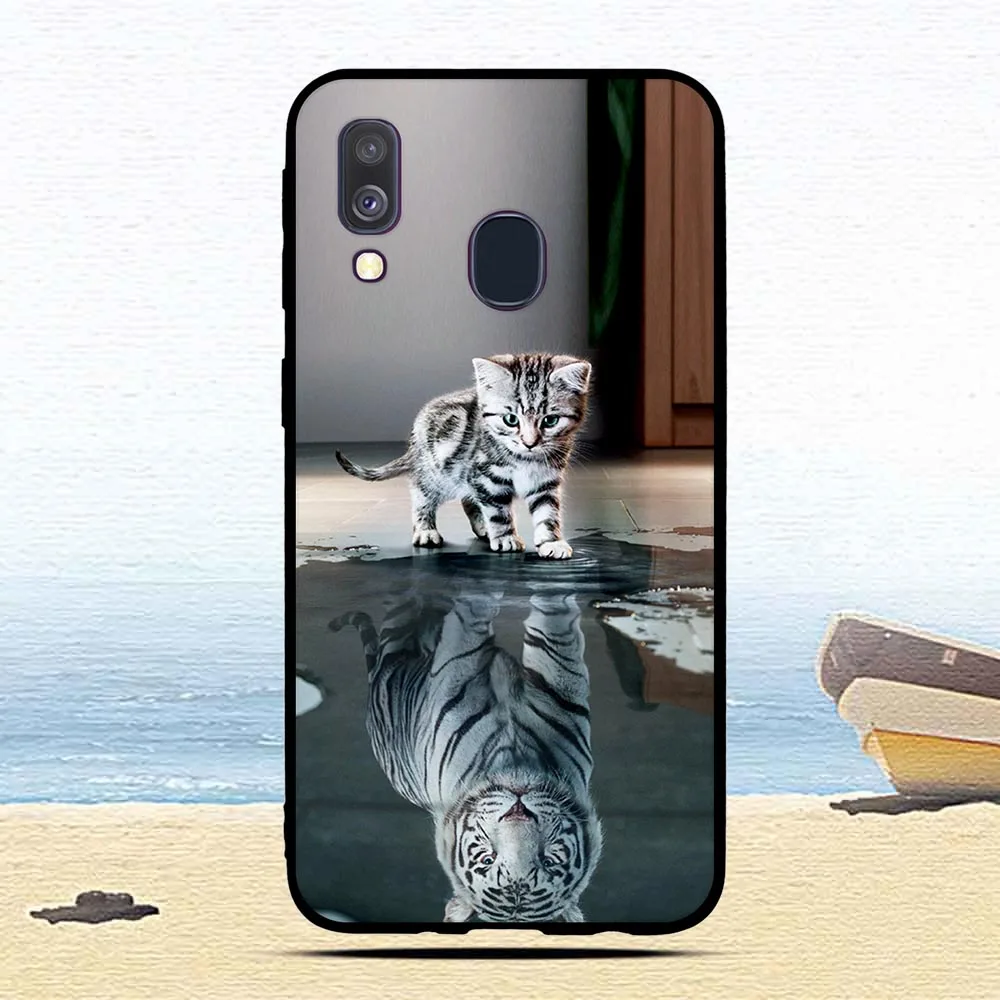 14 Цветной Модный Роскошный чехол для samsung Galaxy A40, Ультратонкий Мягкий ТПУ чехол, чехол для телефона, защитный чехол s fundas - Цвет: 14