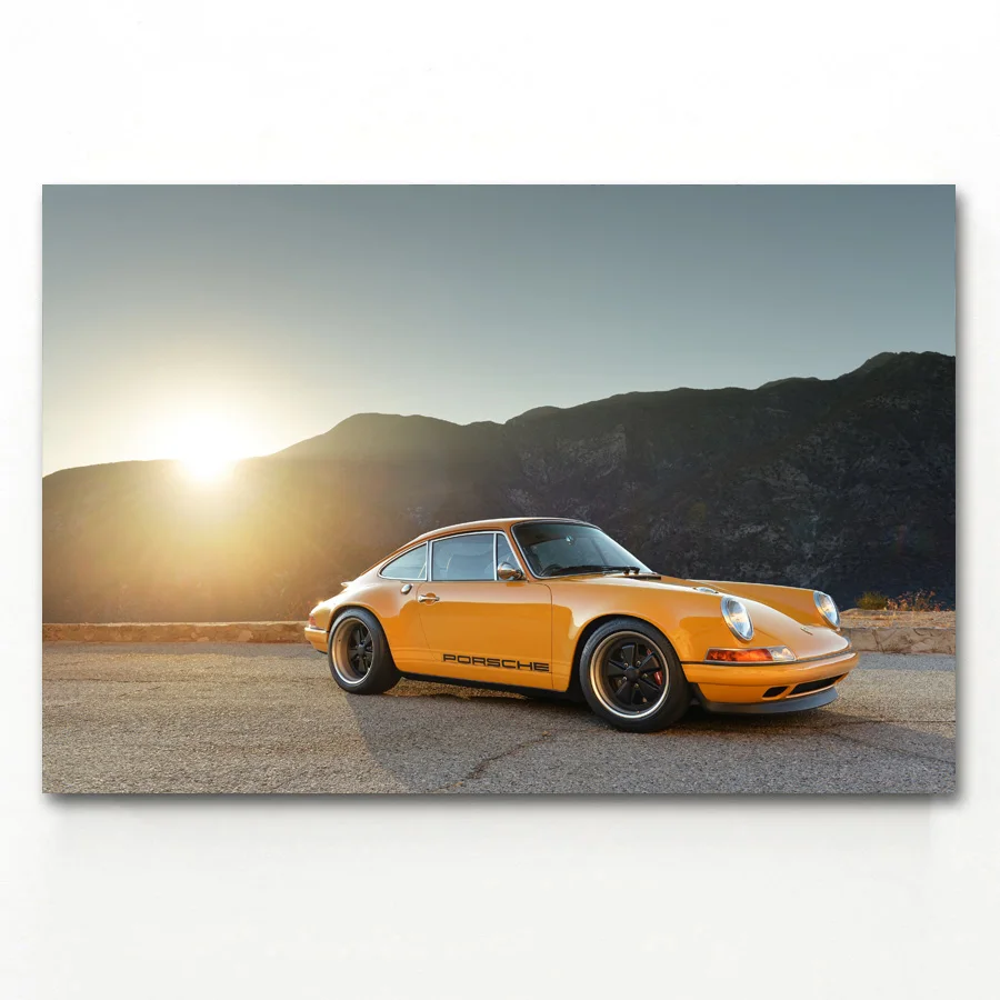 2010 Singer 911 Винтаж автомобиля стены в искусстве Плакаты и художественная печать на