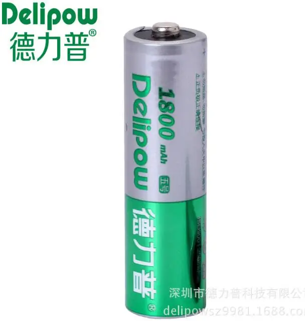 Delipow 4 шт. аккумуляторные батареи типа аа 1800 мАч 1.2 В ni-mh аккумуляторы для ребенка
