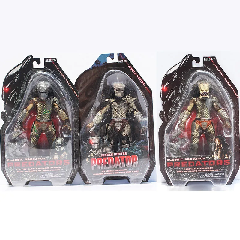 Экшн фигурка хищника NECA Классическая Хищник на 25 ю годовщину Охотник джунглей Коллекционная модель игрушка