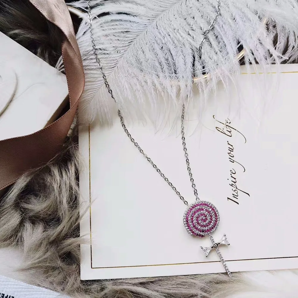 2019 новая распродажа Длинное колье с подвеской леденец башня оптовые ювелирные