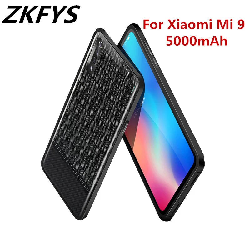 Чехлы для Xiaomi Mi 9 портативное зарядное устройство чехол зарядки аккумулятора 5000