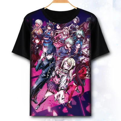 09 Danganronpa футболка аниме Naegi Makoto Kirigiri kiuko Косплей Футболка Модные мужские топы футболки - Цвет: 09