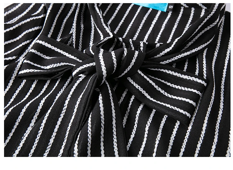 

Fashion woman blouse 2021 striped chiffon blouse shirt plus size women tops office blouse long sleeve women shirts blusa 2057 50