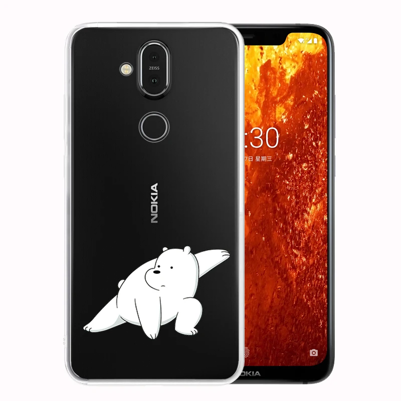 Мягкий силиконовый прозрачный ТПУ чехол для Nokia 7 2 6 X6 X7 8 1 Plus X5 9 PureView X71 прочный