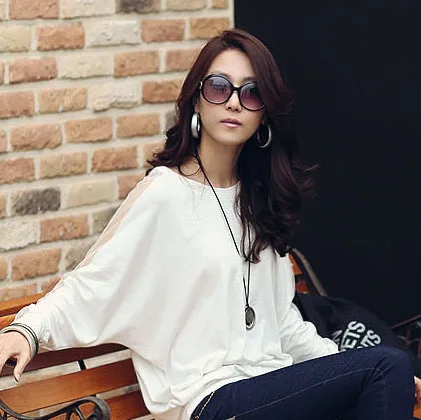 Tee Shirt Femme T Women poleras de mujer womens long sleeve tops black white t-shirt kawaii tshirt cotton Plus Size 2016 | Женская