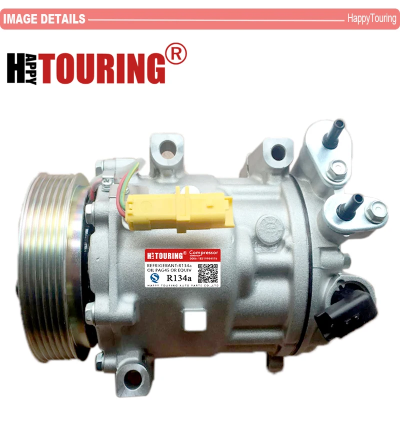 Для Санден SD7C16 компрессор для peugeot 407 508 для Citroen C5 C6 9683055180 9800840380 6453WW 6453SN 6453RE 6453PP 9670022580