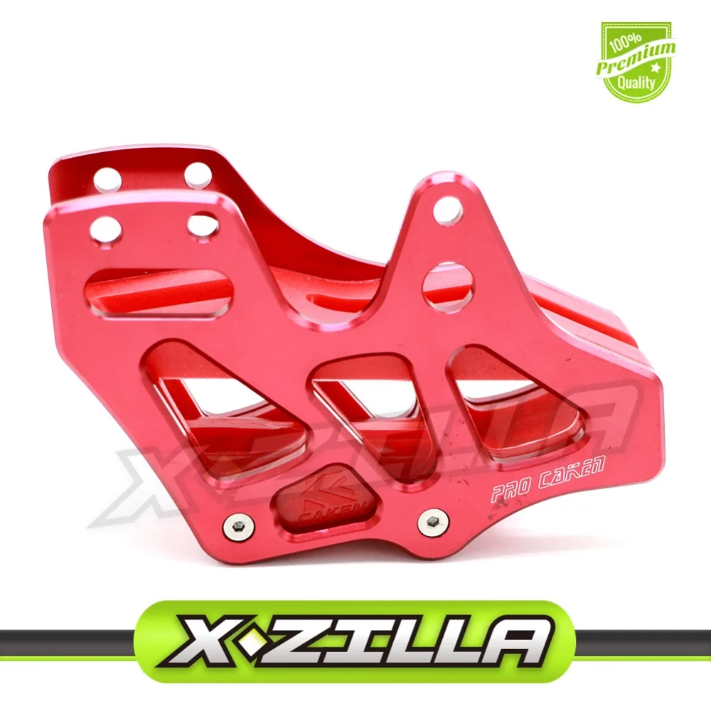 Красная Защитная крышка для цепи CNC 60T направляющая драйвера HONDA CRF 250 CRF250 CRF250R CRF450R