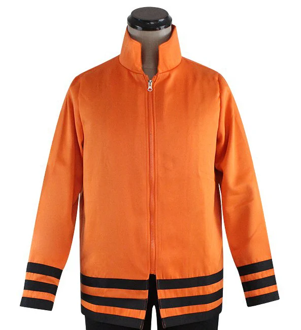 Only Jacket Аниме Наруто Узумаки Наруто 7th Hokage униформа косплей костюм Seventh Hokage полный комплект костюмы(куртка+ брюки - Цвет: Only Jacket