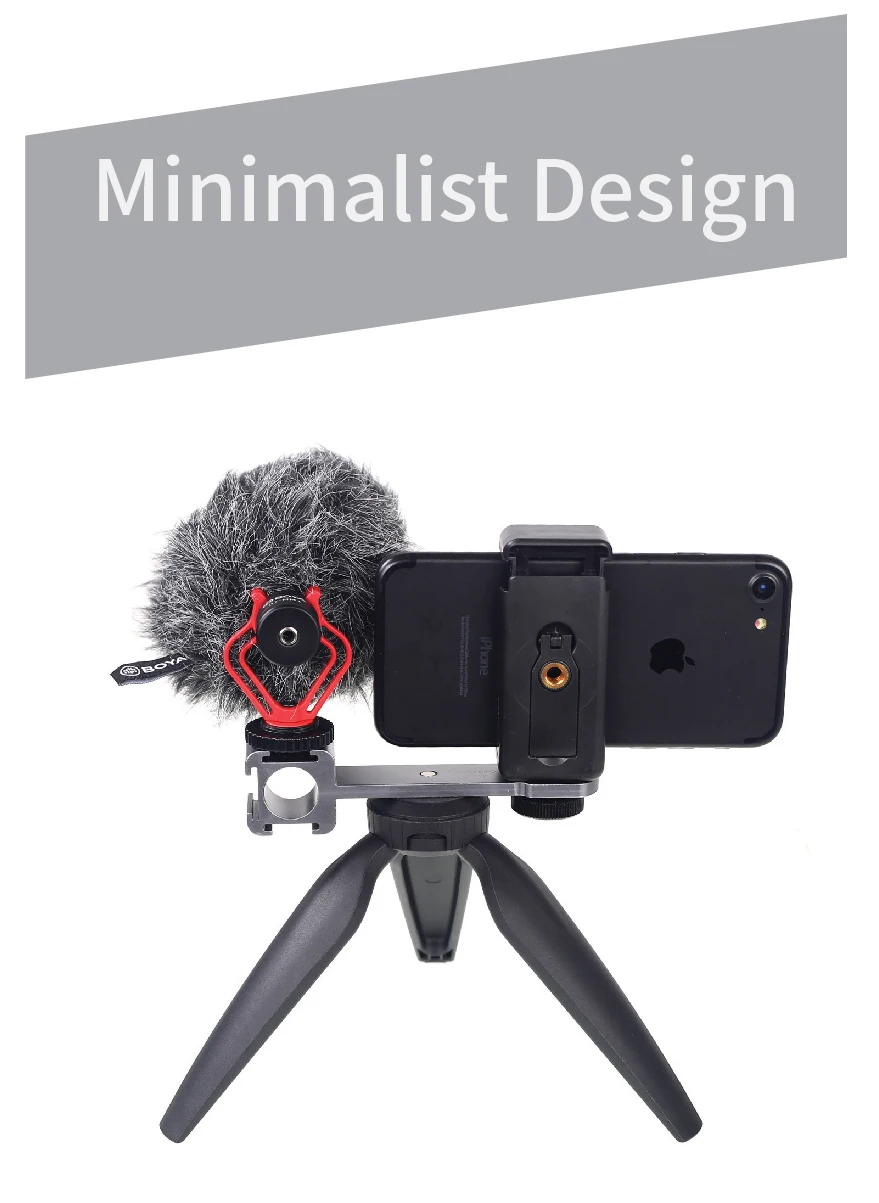 CimaPro CPT-3 металлический удлинитель 3 крепления для холодного башмака для Zhiyun Smooth 4/DJI OSMO/Vimble 2 Gimbal светодиодный светильник BY-MM1 микрофоном