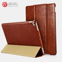 retro cowhide genuine leather case for new ipad pro 10 5 2017 slim business foldable stand smart cover for apple ipad pro 10 5