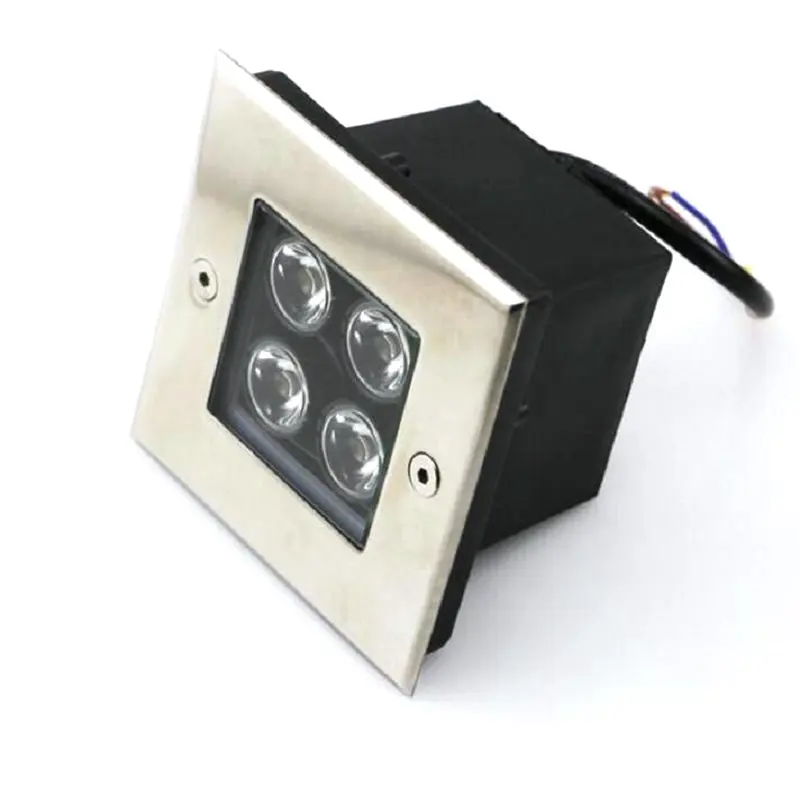 4 Вт светодиодные Напольные светильники DC12V AC85V-265V светодиодное подземное