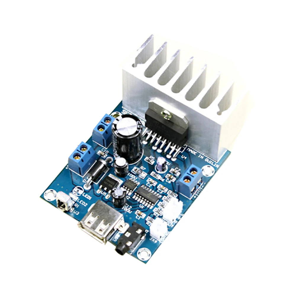AIYIMA TDA7297 15 Вт + усилители мощности аудиоплата с MP3 WAV декодер не допускающий потерь