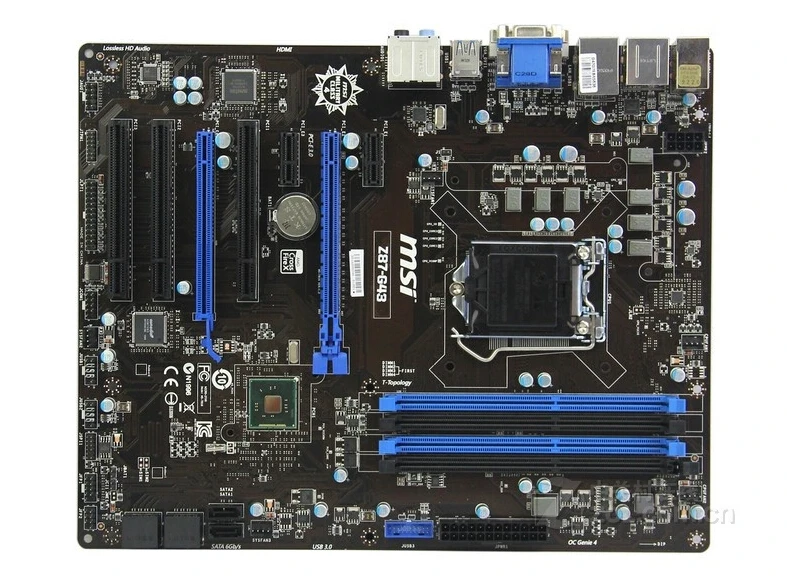 Оригинальная материнская плата для MSI Z87 G43 LGA 1150 DDR3 i3 i5 i7 cpu 32 Гб настольная