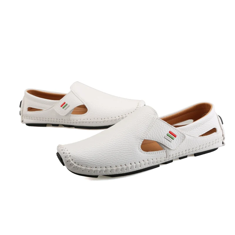 HEINRICH Luxury Brand Men Shoes Leather Loafers Outdoor Casual Fashion Krasovki Summer Moccasins Mens Moda Hombre 2018 | Обувь