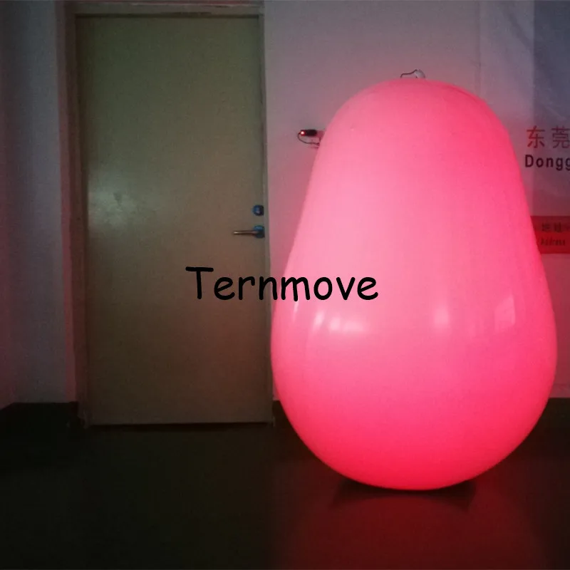 Inflatable lighting Tumbler promotion fruit beach ball giant led ground advertising balloon cartoon toy for decoration | Игрушки и хобби