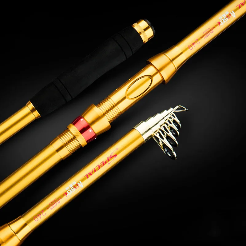 Телескопическая катушка для морской рыбалки портативное спиннинговое